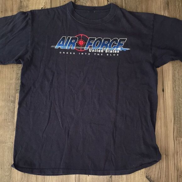 Worn us Air Force usaf t shirt L - Picture 1 of 2